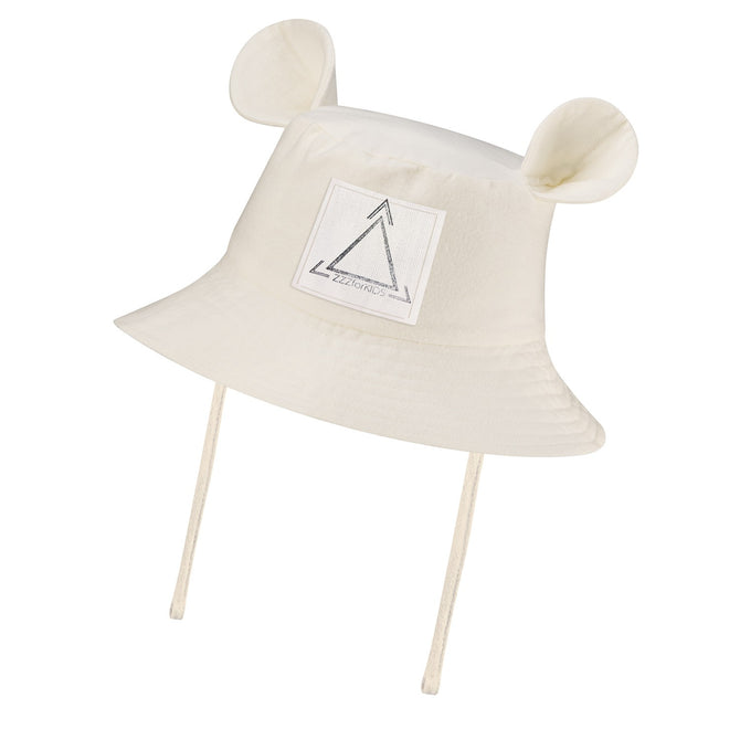 Kids Hat with Ears - Ecru — Mila & Milo Kids
