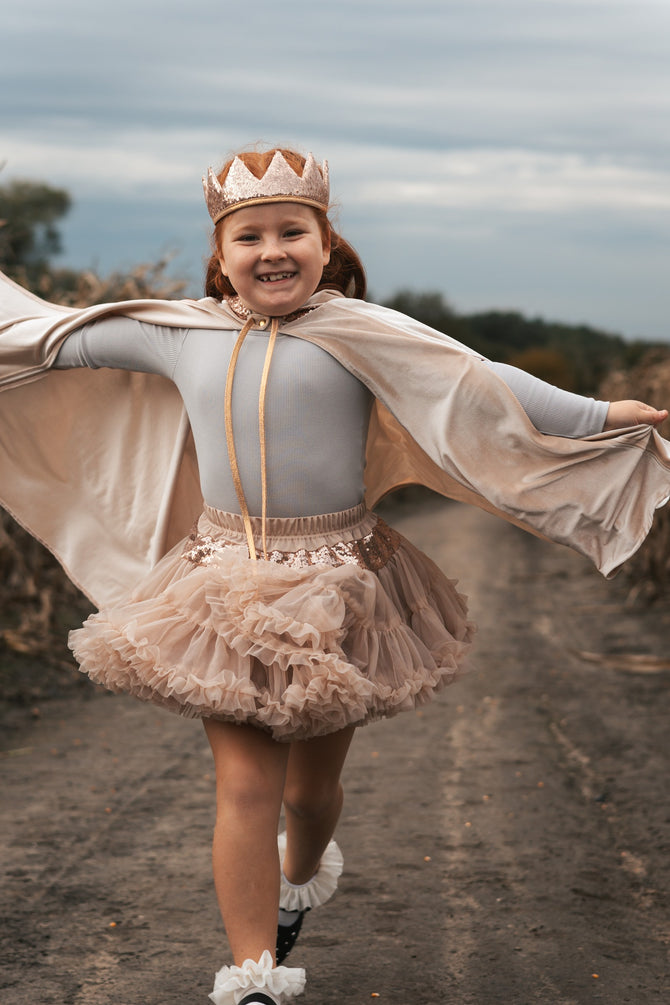 Magic Cape Costume - Cream Pearl — image 1 of 9 — Mila & Milo Kids